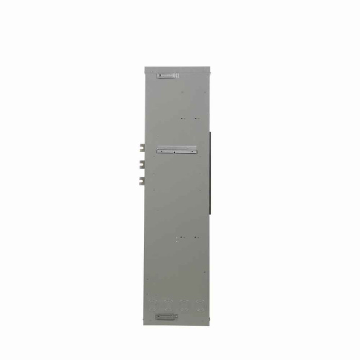 Eaton 1MM320RRLB residential meter stack, Amperage rating: 200A, Bus rating: 800A, Outdoor, Interrupt rating depends on selected main circuit breaker, Single-phase in/single-phase out, Aluminum, 3 Sockets, Ringless with horn bypass, 120/240 Vac