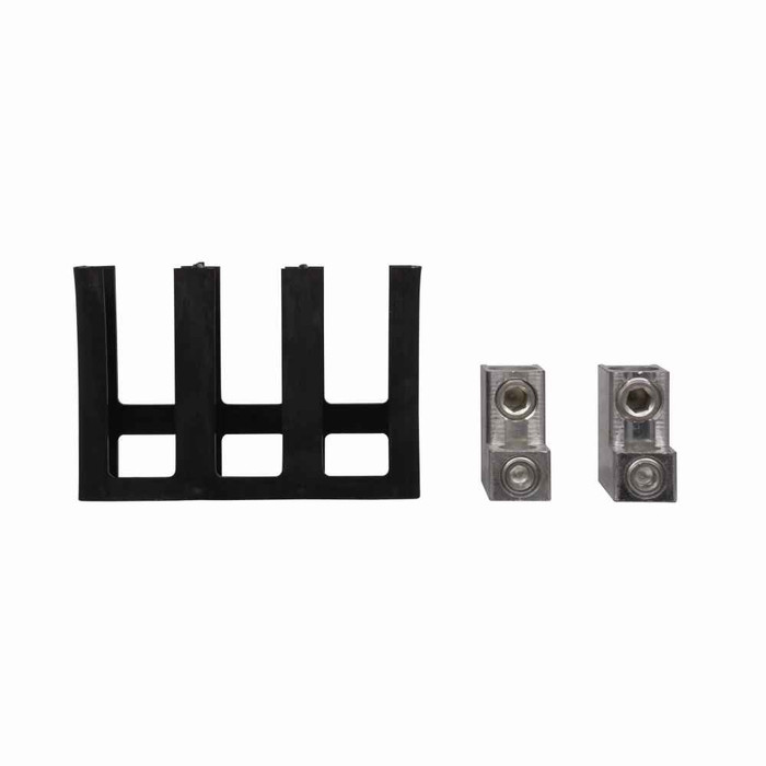 Eaton 2TA401K molded case circuit breaker accessory terminal, Terminal, 400 A, Two-pole, (2) #2/0 AWG-250 kcmil or (1) 2/0-500 kcmil Cu/Al, Frame J-K, Series C, Pressure type line and load