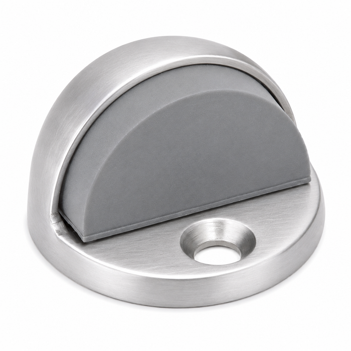 Don-Jo 1440 Floor Stop, Cast Brass, 1/8" Base Thickness, 1-3/4" Diameter, 1" Height