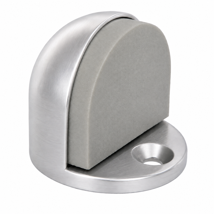Don-Jo 1447 Floor Stop, Cast Brass, 1/4" x 1-3/4" Base, 1-5/8" Height