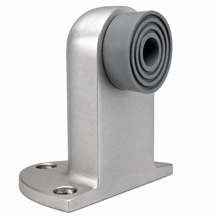 Don-Jo 1449 Floor Door Stop, 2-1/4" x 1-5/8" Base, 2-1/2" Height, Cast Brass