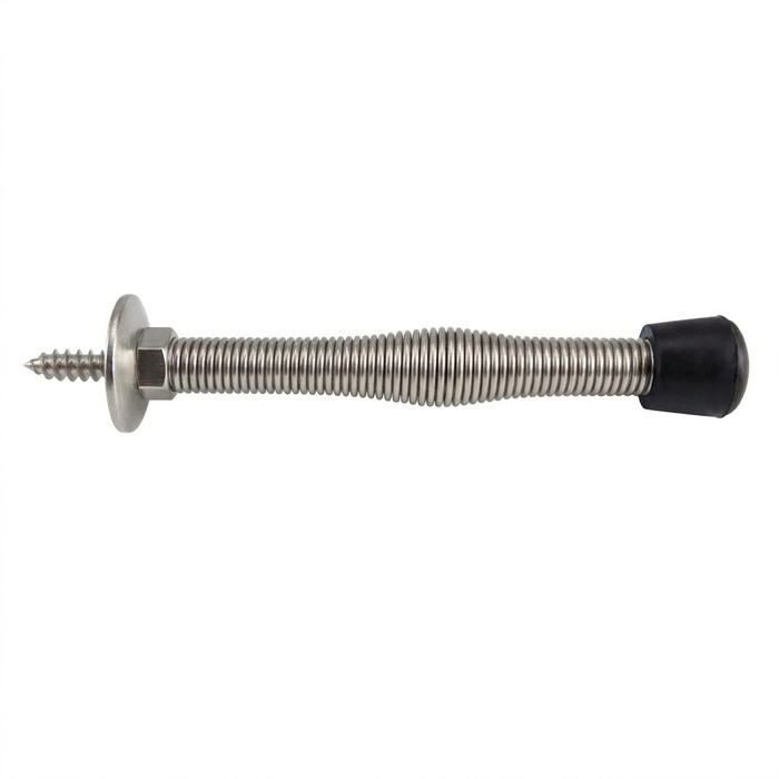 Don-Jo 1508 Spring Base Door Stop, 3" Projection, 3/4" Base, Spring Steel