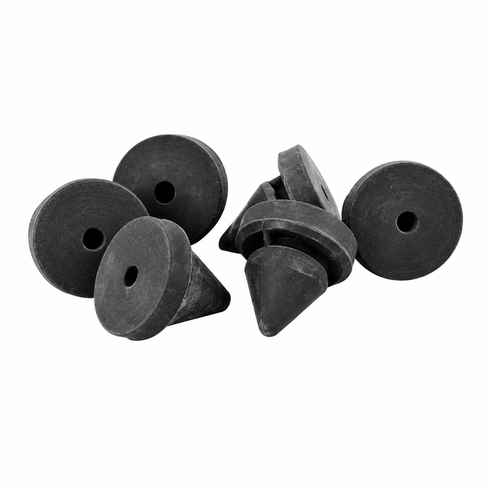 Don-Jo 1608 Rubber Door Silencer Push-In Gray Finish — Pack of 100