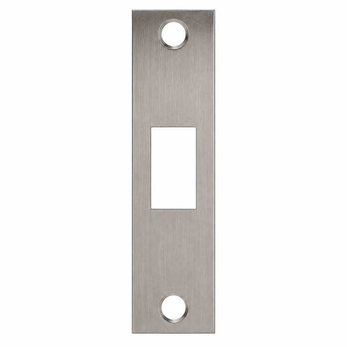 Don-Jo DBS-1478 ANSI Deadbolt Door Strike in Satin Chrome, 4-7/8" x 1-1/4", Single Latch Hole