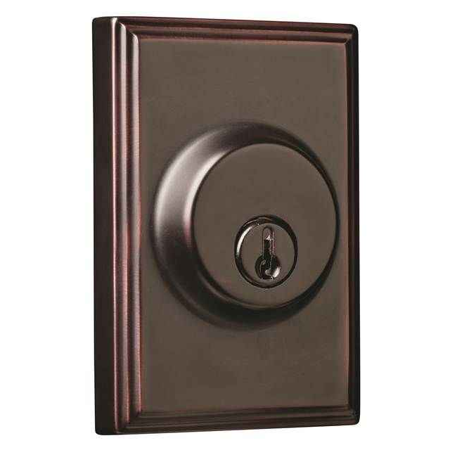 Weslock 3771 Woodward Single Cylinder Deadbolt with Adjustable Latch and Deadbolt Strike