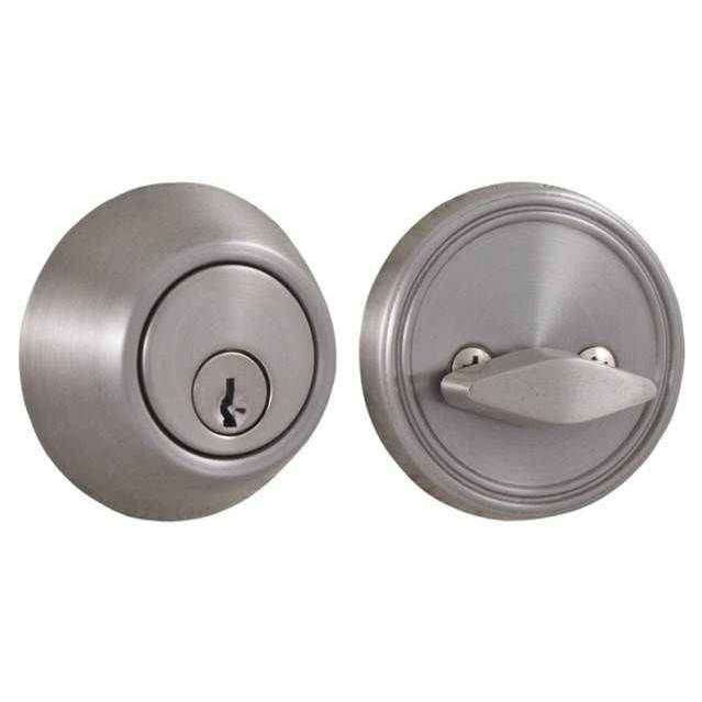 Weslock 0271 Single Cylinder Deadbolt with Adjustable Latch and Deadbolt Strike