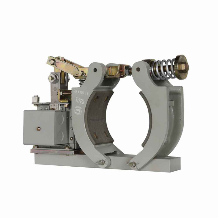 Eaton 511H994-98 Type S Magnetic Shoe Brake; Floor Mounting; Continuous Torque (Lbs.-ft.): 25; Intermittent Torque (Lbs.-ft.): 25; Brake Size: S-5-1/2; 240 VDC Coil