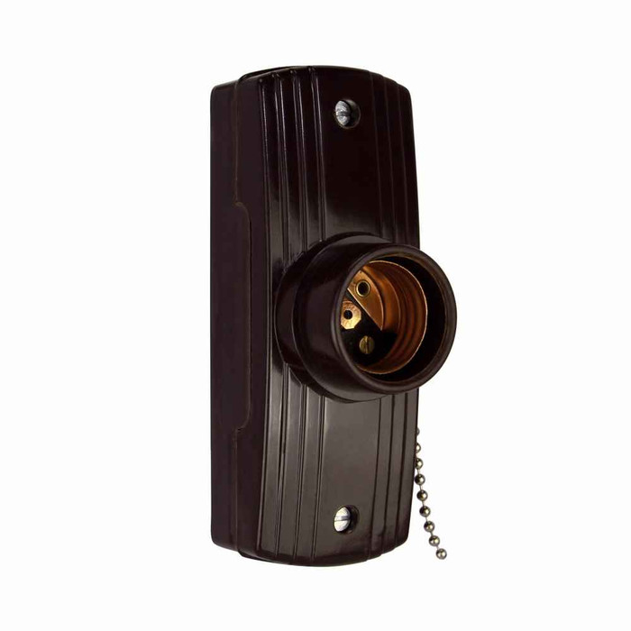 Eaton 545B-BOX lampholder, Surface mounting, Pull chain 700125