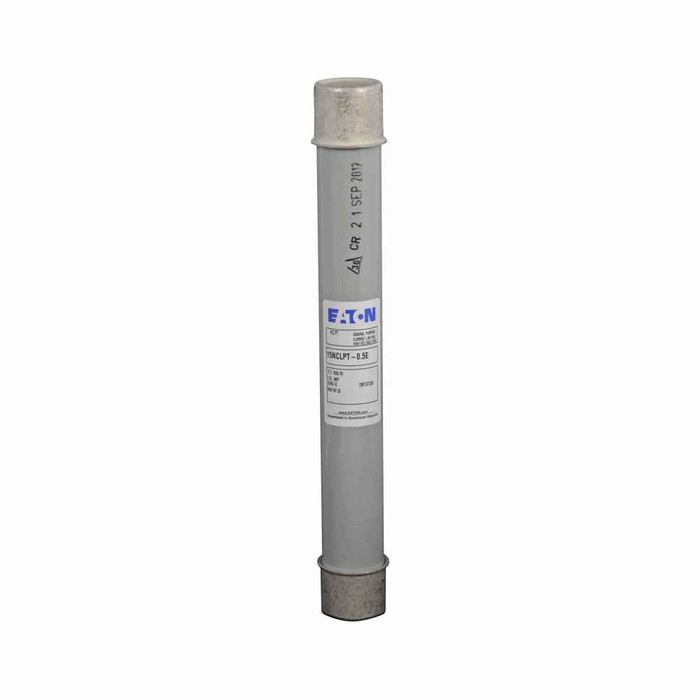 Eaton 5NCLPT-5E-A Bussmann series 5NCLPT fuse, Shorter length, 4.8 kV, 5A, 63 kAIC, Non-indicating, NCLPT, Class E, Single barrel (non-indicating)