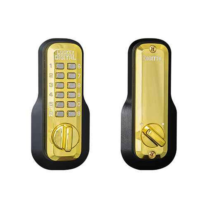 Lockey M210 Mechanical Keyless Digital Combination Deadbolt Lock with Adjustable Backset