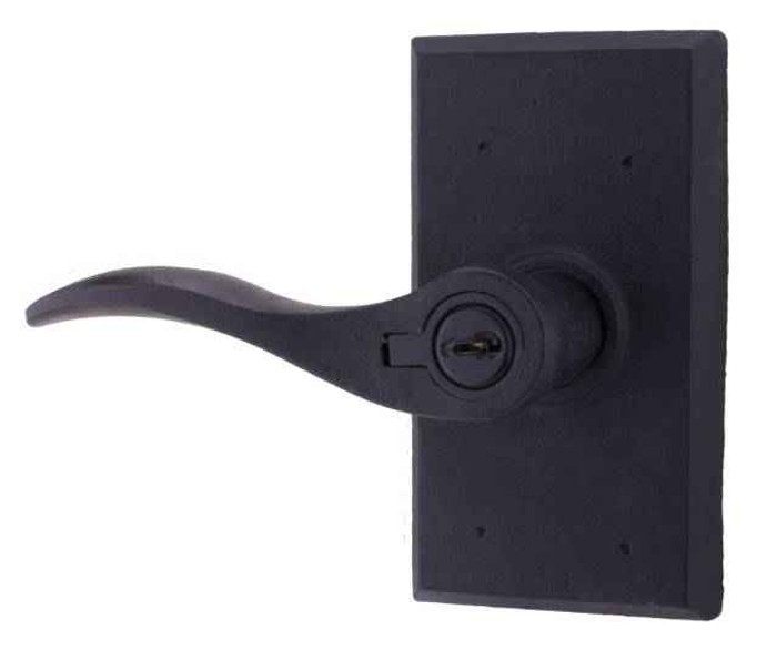 Weslock Weslock 7340 Carlow Lever Square Keyed Entry Lock with Adjustable Latch and Full Lip Strike WES-7340H