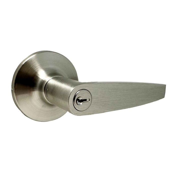 Weslock 0240 Bristol Lever Keyed Entry Lock with Adjustable Latch and Full Lip Strike