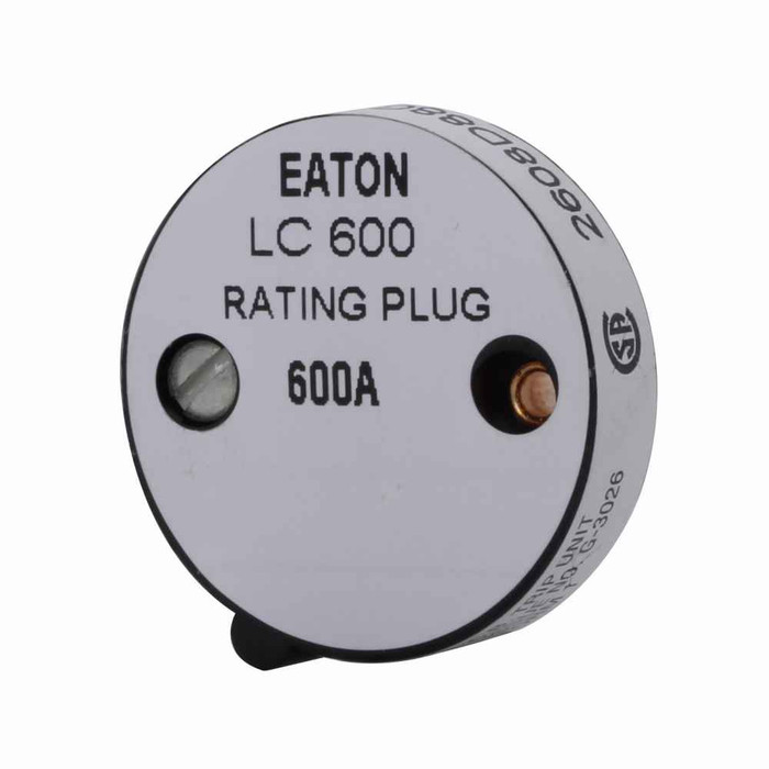 Eaton 6LCG600 molded case circuit breaker accessory rating plug, Fixed rating plug, 600 A, LC, LCA, LCG, LCGA, HLC, HLCA, HLCG, HLCGA, LCC, LCCA, HLCC, HLCCA, LCCG, LCCGA, HLCCG, HLCCGA breaker, Frame J-K, 1800-6000 A