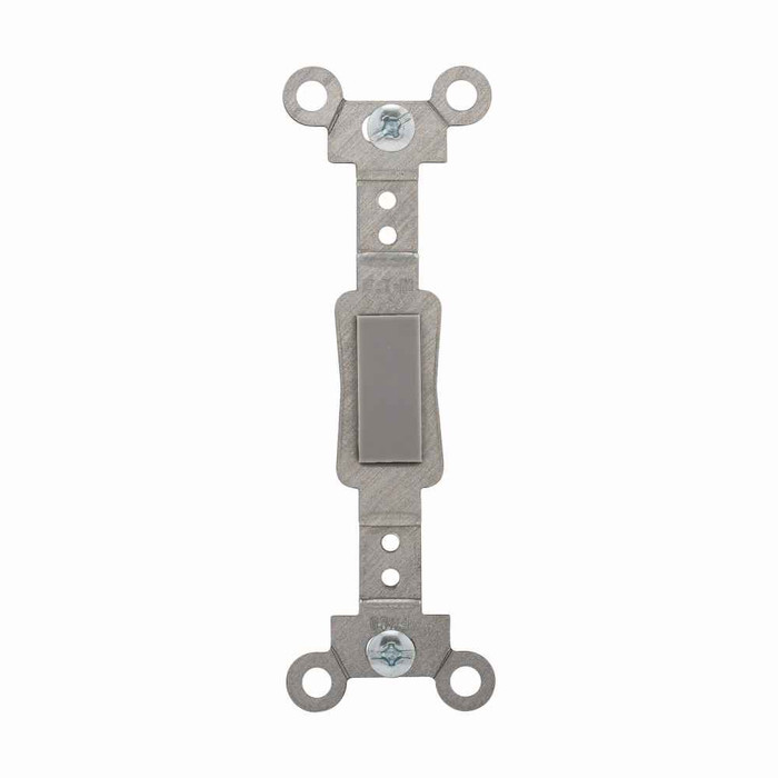 Eaton 756GY wallplate toggle insert, Gray