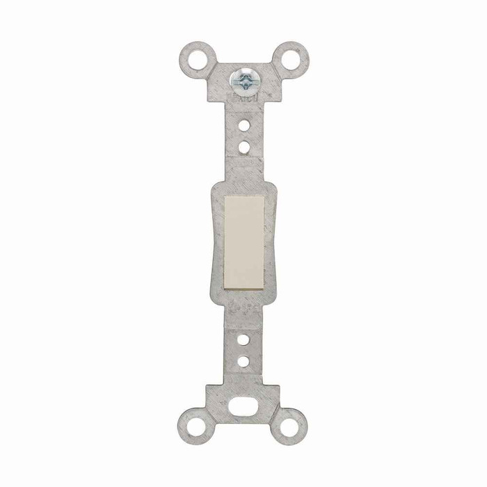 Eaton 756LA wallplate toggle insert, Light almond