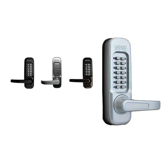 Lockey 115P Heavy Duty Keyless Passage Lever Panic Trim with 1150 Lock Body