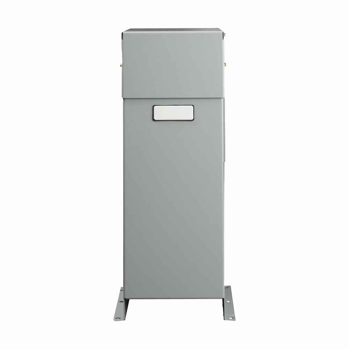 Eaton 8023PMURF LV Unipak capacitor bank, UNIPAK, LV Fixed Capacitor Banks, 192A, 240V, Three-phase, 80 kVAR, Protected, Neon red blown-fuse indicating lights, Three slottedblade-type fuses, NEMA 1, 3R, C2 Frame