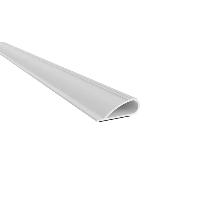 Pemko PK55 fire-rated adhesive perimeter gasketing, white silicone, D-profile cross-section, UL1784 smoke seal