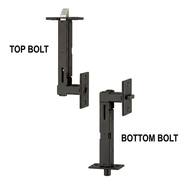 Cal-Royal Cal-Royal UNIFB780 Metal and Wood Door Universal Flush Bolts CAL-UNIFB780