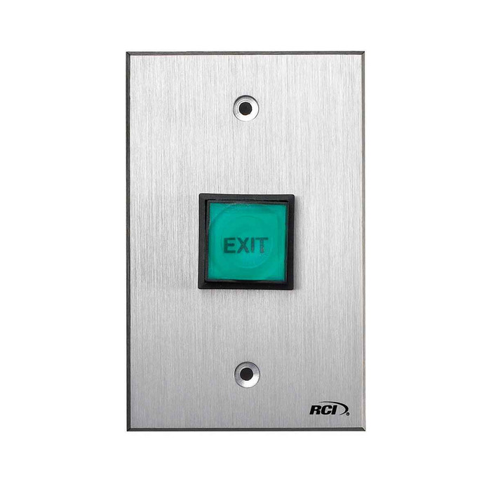 RCI RCI 975 Illuminated Exit Pushbutton DOR975
