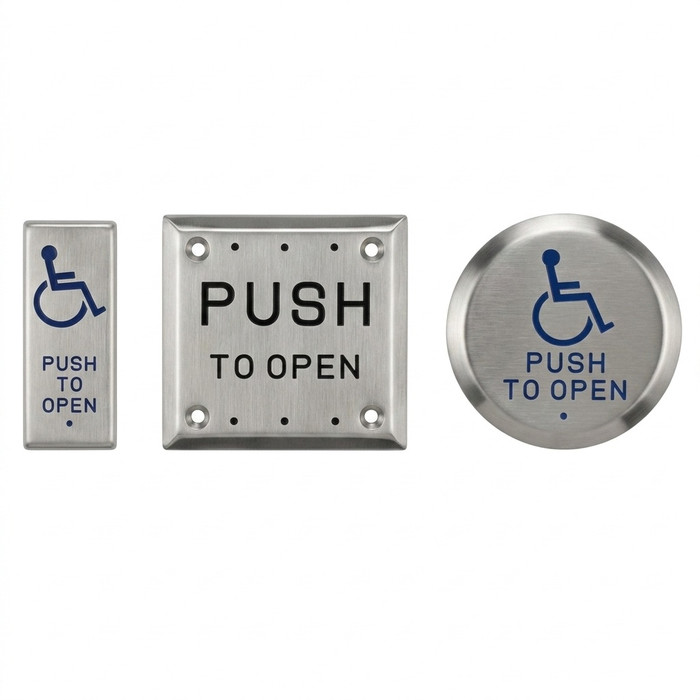 SDC SDC 480 Series - Narrow, Square and Round Push Plates Actuators SDC-480