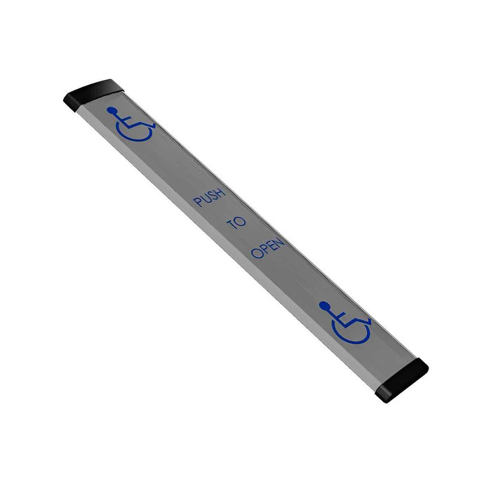 RCI RCI 9LP36 Low Profile Push Plate with Brushed Stainless Steel Finish DOR9LP36