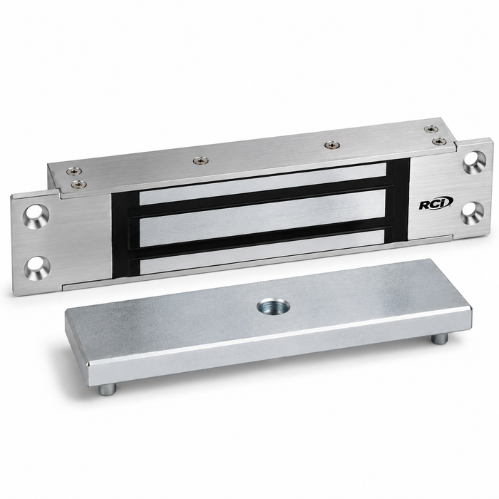 RCI 8365 Mortise MicroMag Electromagnetic Lock - 300 Lb Holding Force with Low-Profile Design