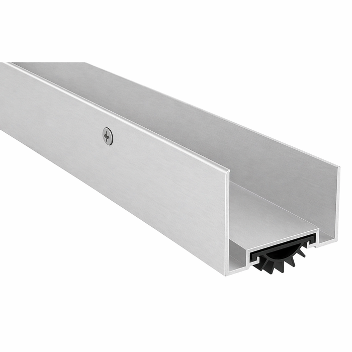 Pemko 222 Aluminum Door Shoe with Eco-V Insert - Commercial Door Bottom Sealing Solution