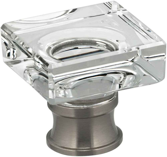 Omnia Omnia 9956 Prodigy Glass Cabinet Knob, 1-1/16" Diameter OMN-9956