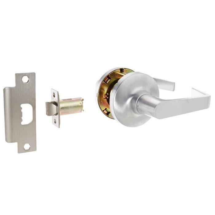 Arrow Arrow GL02 Privacy Function Cylindrical Lock - Grade 2, Sierra Lever, Non-Keyed AR-GL02