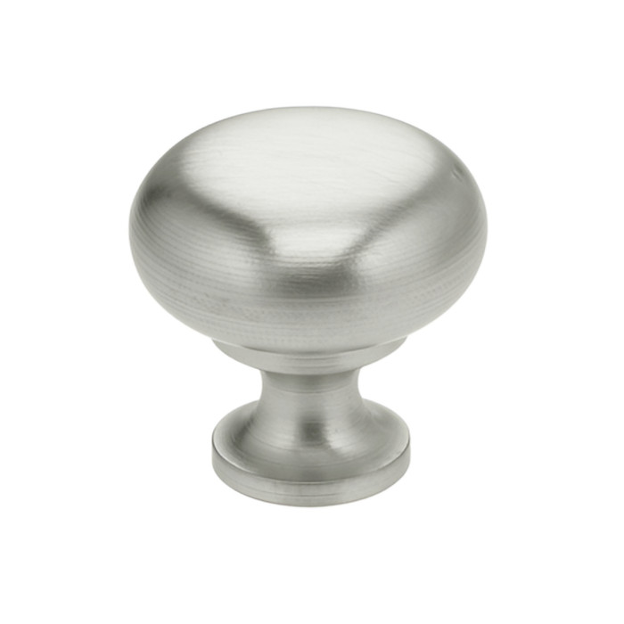 Omnia 9100 Modern Cabinet Knob - Solid Stainless Steel with 1" and 1-3/16" Center-to-Center Options