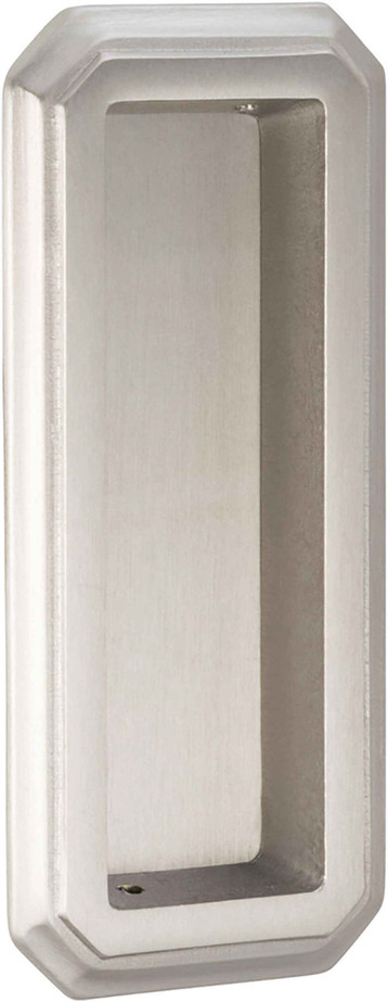Omnia Omnia 654 Traditional 4" x 1-3/4" Solid Brass Rectangular Inset Flush Pull from the Classics Collection OMN-654