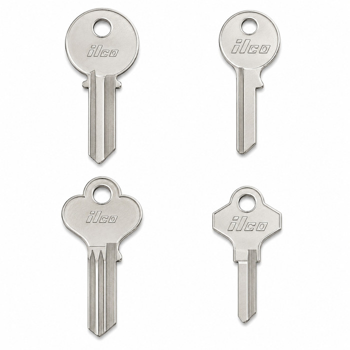Kaba Ilco Kaba Ilco Taylor Key Blank Nickel Plated ILC-TKB