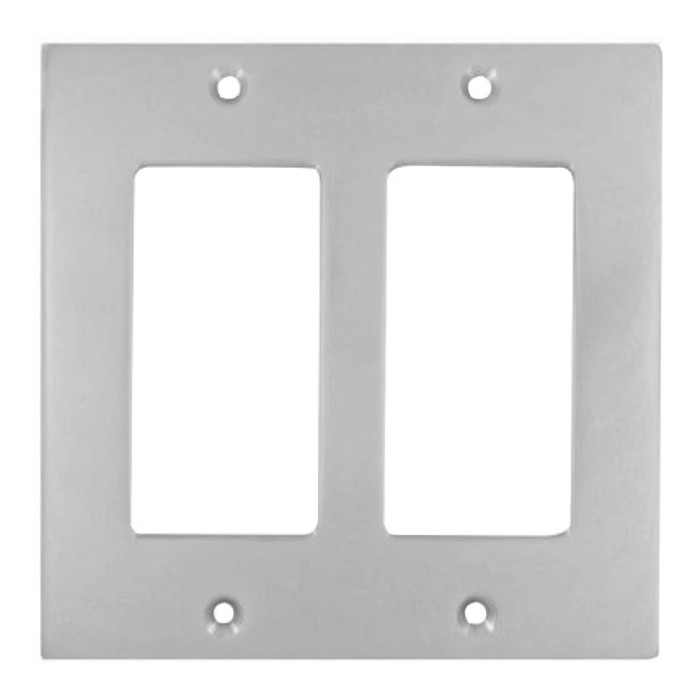 Omnia Omnia 8023 Rocker Modern Switchplates, Solid Brass OMN-8023