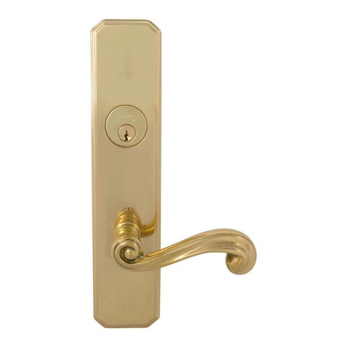 Omnia Omnia 11055 Traditional Mortise Lever Lockset With Plates, 10 5/8" Overall, 2 3/8" W, 2 1/2" Projection OMN-11055