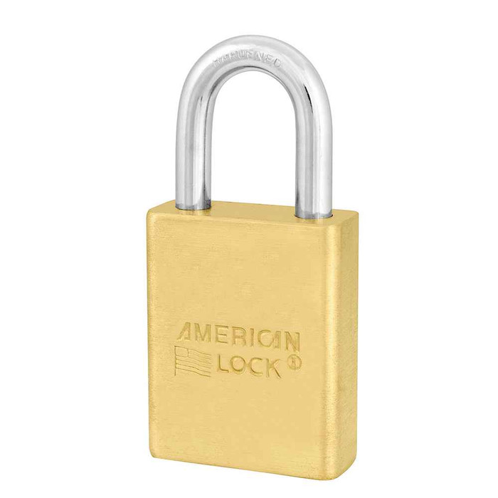 American Lock American Lock A3560WOKAMK 1-3/4in Solid Brass Small Format Interchangeable Core Padlock Without Cylinder, Keyed Alike (Master Keyed) AME-A3560WOKAMK