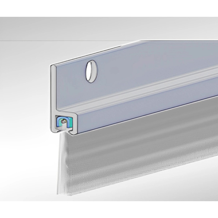 Cal-Royal Cal-Royal BW-302 Nylon Brush with Extruded Aluminum Seal Retainer CAL-BW-302