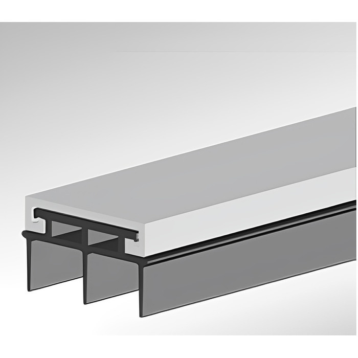 Cal-Royal Cal-Royal DS-414 Aluminum Door Shoe with Vinyl Insert CAL-DS-414