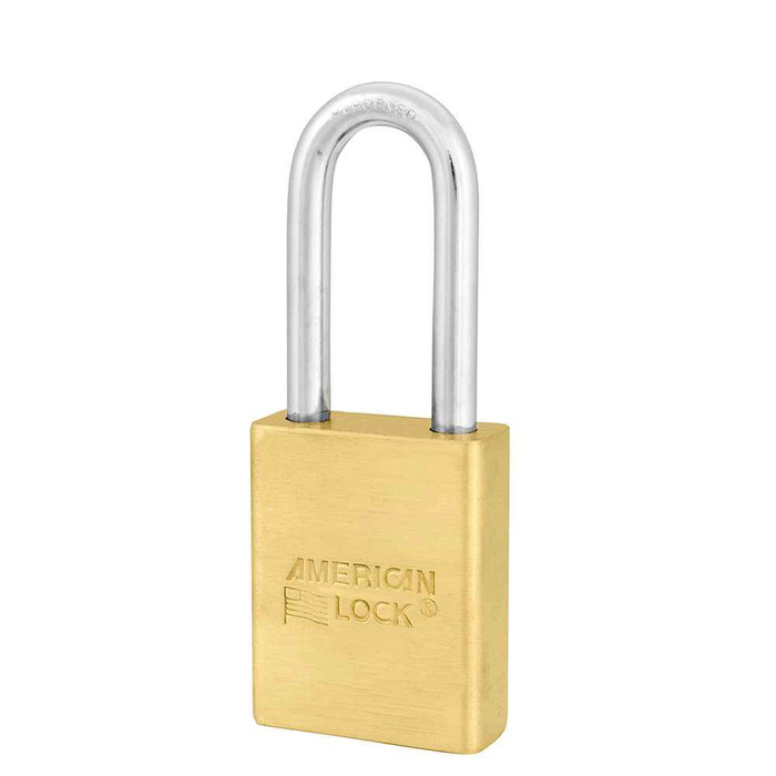 American Lock American Lock A3561WOMK 1-3/4in Solid Brass Small Format Interchangeable Core Padlock Without Cylinder, Keyed Different (Master Keyed) AME-A3561WOMK