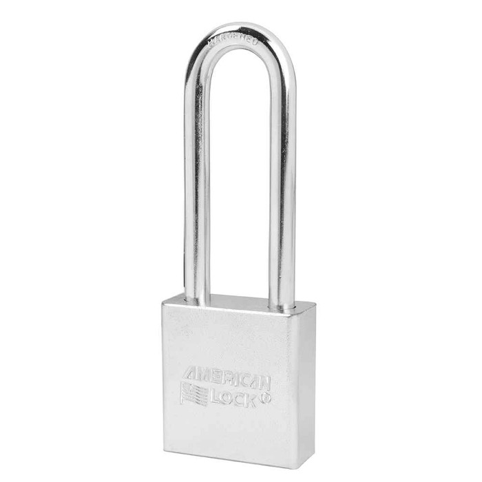 American Lock American Lock A3202WOMK Solid Steel Small Format Interchangeable Core Padlock Without Cylinder, Keyed Different (Master Keyed) AME-A3202WOMK