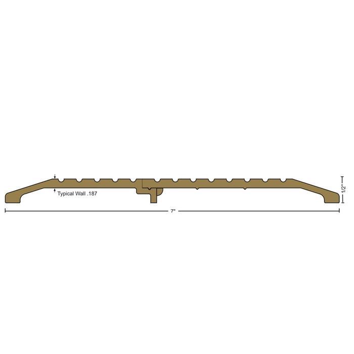 NGP NGP 5X427BR X 424BR Floor Closer Thresholds, Bronze NGP-5X427BRX424BR
