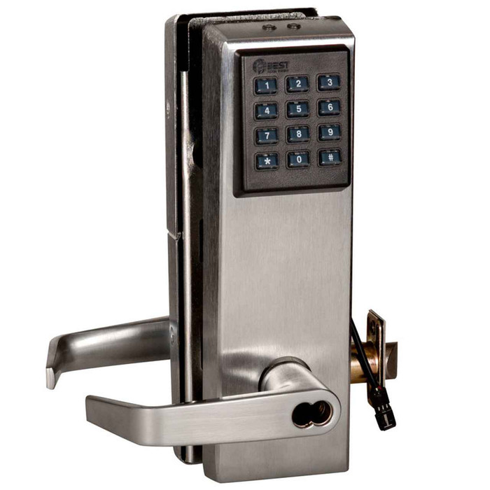 BEST BEST 9KZ EZ Series - (DV) Latch with Key Override Function, Standalone Keypad Cylindrical Locks BES-9KZ