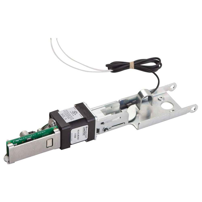 ACSI 1550K-MDS Electric Motor Latch Retraction Kit for Sargent 80, Arrow 1000, 3000, 4000 - motor, circuit board, mounting bracket, and lead wires shown