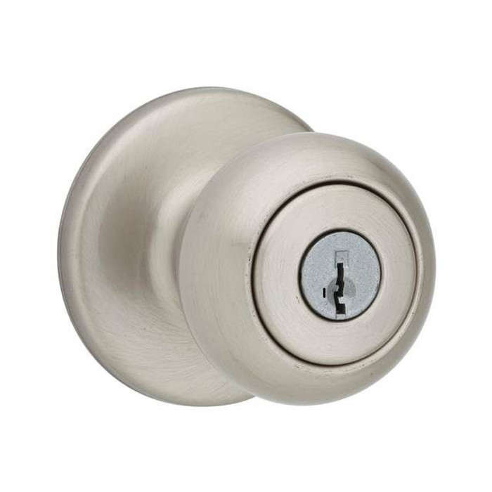 Kwikset 400CV SMT Cove Knobset Reversible Keyed Door Lock with SmartKey for Entryways, Entrances 15