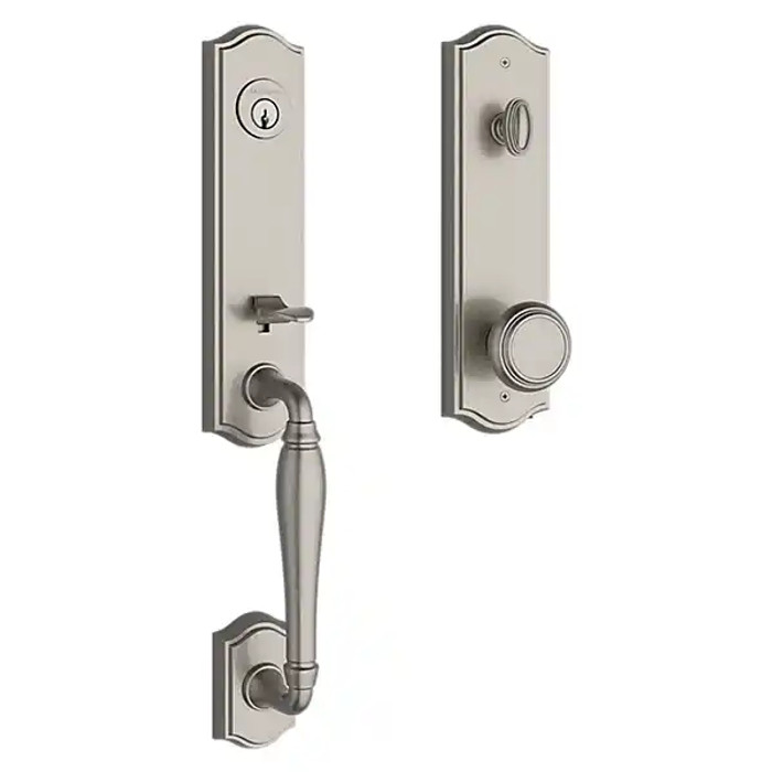 Baldwin Baldwin Reserve New Hampshire Single Cylinder Keyed Entry Handleset with Interior Trim and Emergency Egress Function BAL-EE-NEW-TR