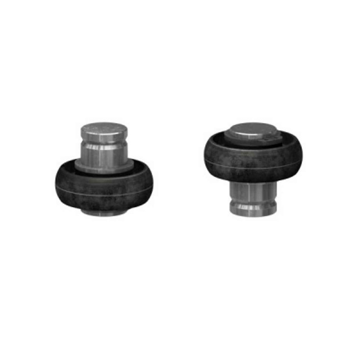 LCN 2030-3034 Track Roller Assembly — two rollers shown, front and side angle views