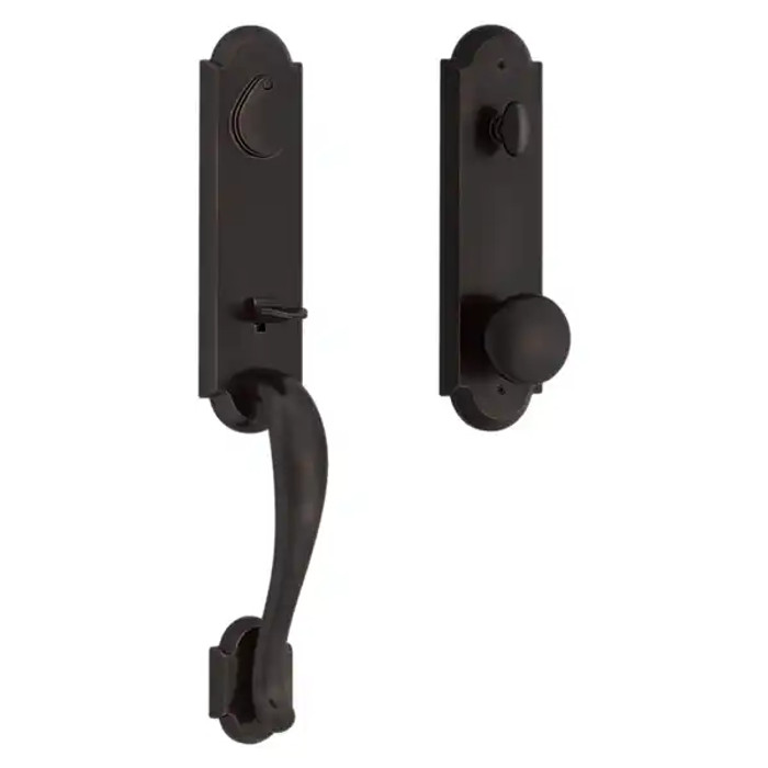 Baldwin Baldwin Reserve Kodiak Single Cylinder Keyed Entry Handleset with Interior Trim and Emergency Egress Function BAL-SC-KOD-RU