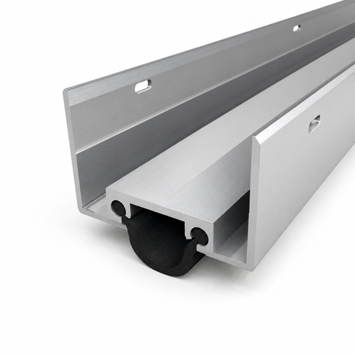NGP 15N Neoprene Door Shoe, 36", Anodized Aluminum