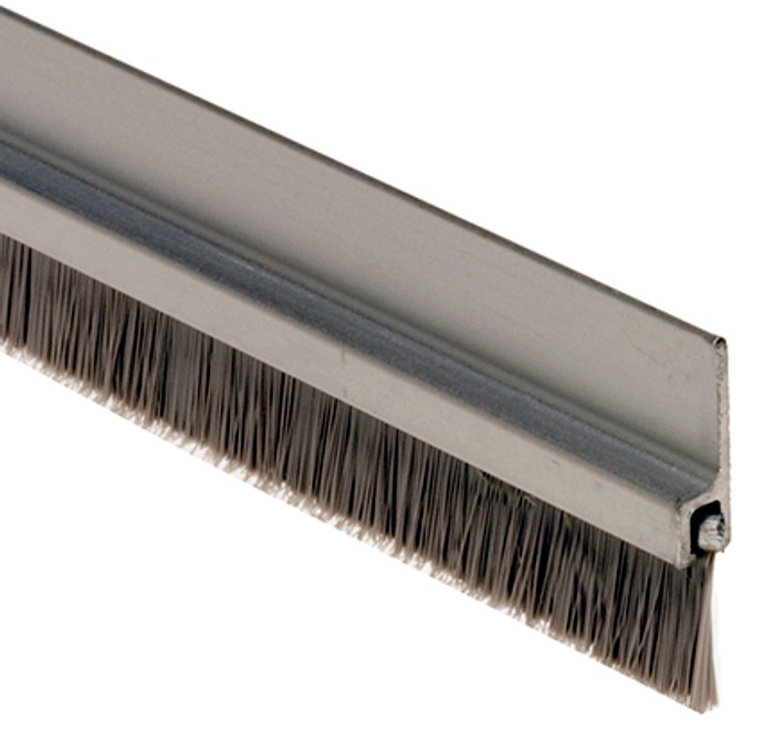 NGP A605A Nylon Brush Seal or Sweep, Anodized Aluminum