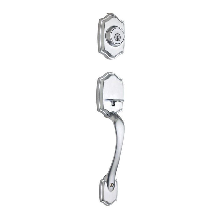 Kwikset Kwikset 687BW SMT Belleview Single Cylinder Handleset Keyed Door Entry with SmartKey, Exterior Only KWI-687BW-S